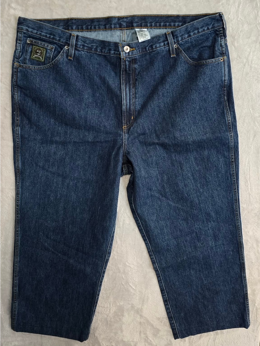 Cinch Green Label Mens 46x32 Original Fit Slightly Tapered 100% Cotton